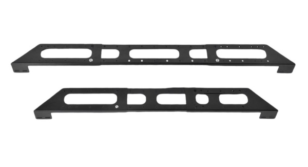 КЛГ-ШТК-СП-9005 комплект кронштейна для крепления горизонтального кабельного лотка на крыши шкафа ШТК-СП ЦМО