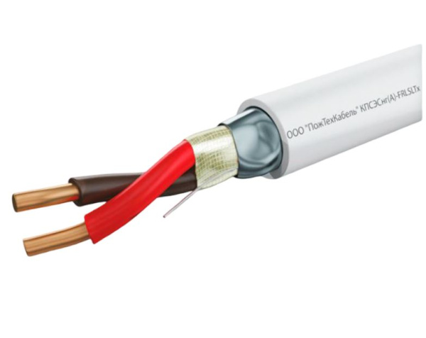 КПСЭСнг(А)-FRLSLTx 1x2x1 кабель сигнальный огнестойкий, экранированный, с низким газо- дымовыделением ПожТехКабель