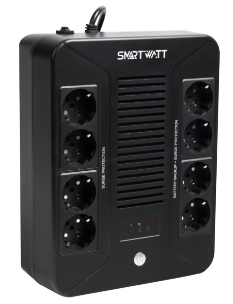 UPS SAFE PRO 800 ИБП линейно-интерактивный, мощность 800/480 ВА/Вт, напольный SMARTWATT