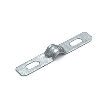 PR13.02393 скоба металлическая двухлапковая усиленная противопожарная СМДУ d6-7 мм (100шт/4000шт уп/кор) Промрукав