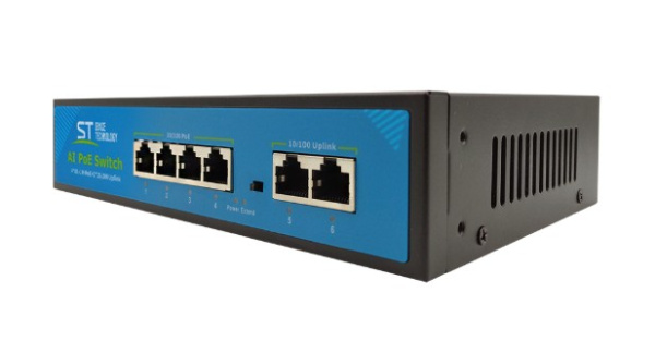 ST-S140POE (2М/100W/А) PRO резервируемый сетевой PoE коммутатор Space Technology