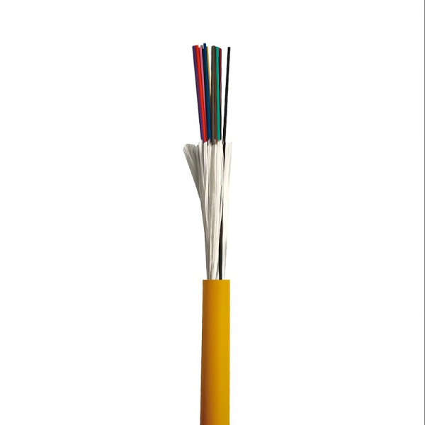 DR-150200 кабель волоконно-оптический распределительный, универсальный, 12x9/125 OS2 нг(А)-HF, плотный буфер, желтый Datarex