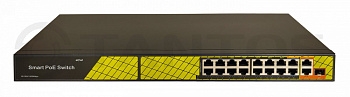TSn-16FP18G2S1 18-ти портовый неуправляемый PoE коммутатор Tantos