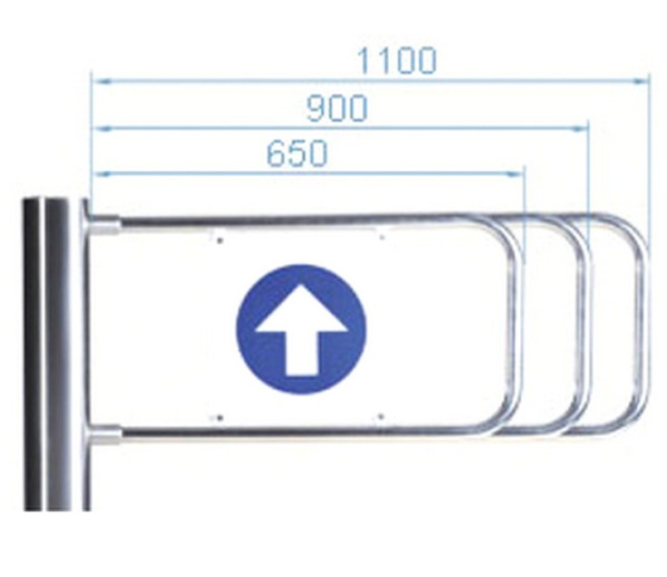 PERCo-AG-1100 створка длиной 1100 мм для стойки калитки PERCo-WMD-05S PERCo