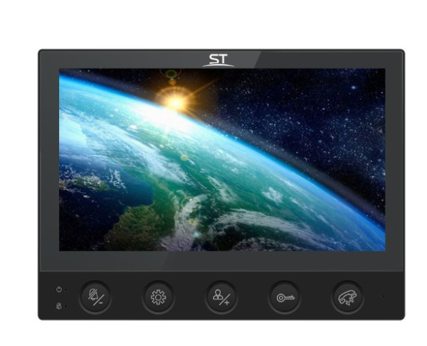 ST-M207/7 (M) ЧЕРНЫЙ монитор домофона Space Technology