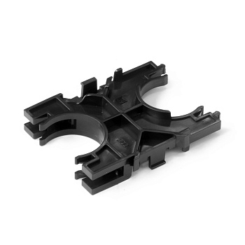 PR13.1125 кластер для двустенных труб d32 мм наборный, двухсторонний (1шт/уп) Промрукав