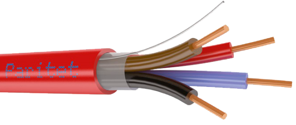 КСВВнг(А)-LS 4х0,5 мм (0,2 мм2) кабель не распространяющий горение при групповой прокладке (200 м/бухта) Паритет