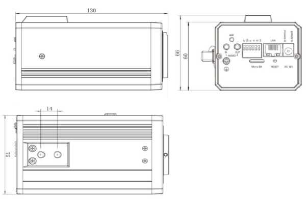 SV3218M корпусная IP-камера видеонаблюдения Beward