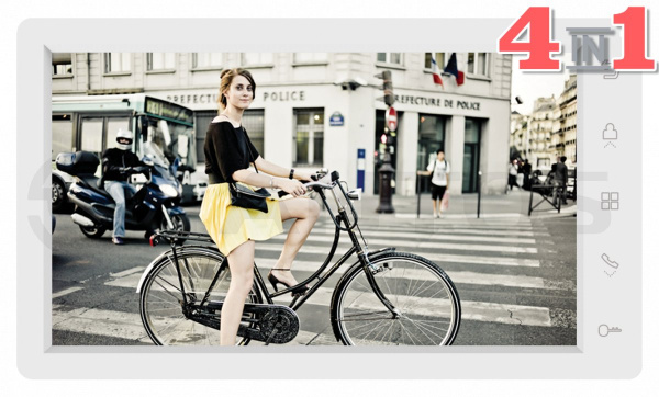 Amelie HD SE (White) монитор цветного видеодомофона Tantos