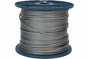 Трос DIN 3055 М 1/2 мм в оплетке ПВХ 200 м