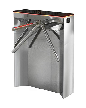 SA401-Е300-EM турникет полуавтоматический антипаника (нержавеющая сталь + декоративный камень) Сибирский Арсенал