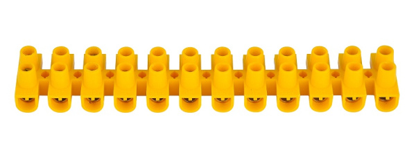 ЗВИ-10 зажим винтовой 2,5-6мм², 12 пар, IEK ( в упак.10 шт по 12 пар)