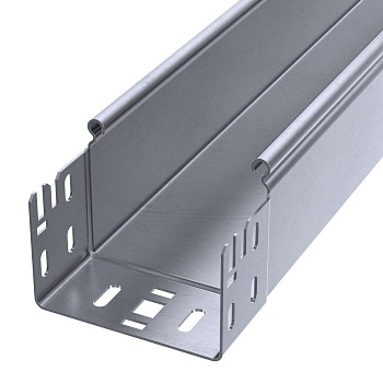 PR16.13639 лоток неперфорированный Профи INOX (AISI 316) 100х80х6000 (1,5 мм) (12 м/уп) Промрукав