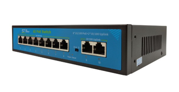 ST-S180POE (2M/100W/А) PRO резервируемый сетевой PoE коммутатор Space Technology