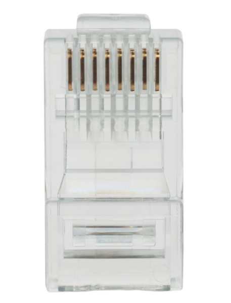 DR-3003 коннектор (вилка) UTP кат.6 8P8C универсальная, 15U", 3 зубца, (100 шт/уп) Datarex