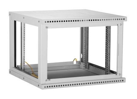 TWI-066045-R-G-GY настенный разборный шкаф TLK 19", 6U