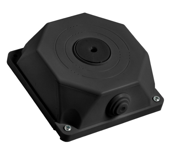 УМК-6 (черная) монтажная коробка для установки и подключения уличных видеокамер SLT