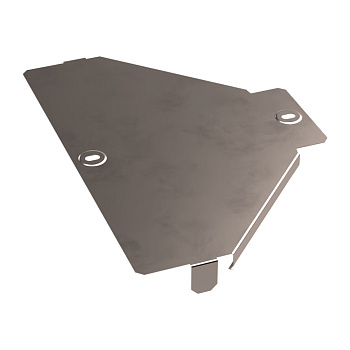 PR16.6104 крышка переходника симметричного Стандарт INOX (AISI 409) 300х100 Промрукав