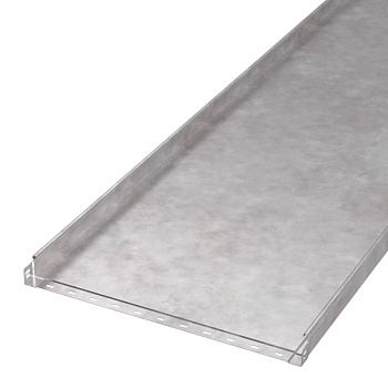 PR16.1224 лоток неперфорированный Стандарт HDZ 600х50х3000 (1,0 мм) (6 м/уп) Промрукав