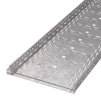 PR16.1242 лоток перфорированный Стандарт HDZ 500х50х3000 (1,0 мм) (6 м/уп) Промрукав