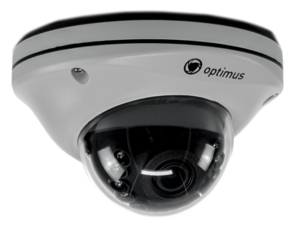 IP-E072.1(2.8)MPE_V.1 уличная купольная всепогодная IP-камера видеонаблюдения Optimus