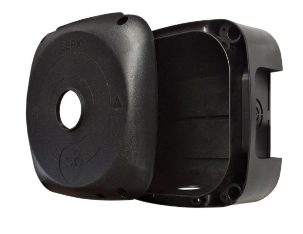 ST-K07 PRO (ЧЕРНАЯ) универсальная монтажная коробка для видеокамер охранного наблюдения Space Technology