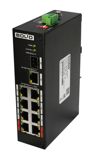 SW-108 коммутатор 8-портовый неуправляемый Болид