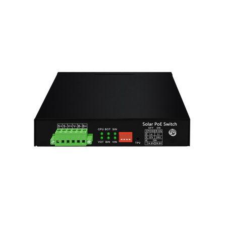 WI-PS306GF-UPS v3 коммутатор неуправляемый с функцией UPS, 5хGE PoE + 1хSFP, DIP переключатель, Wi-Tek