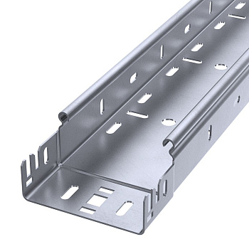 PR16.13470 лоток перфорированный Профи INOX (AISI 316) 100х50х6000 (2,0 мм) (12 м/уп) Промрукав