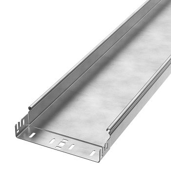 PR16.14064 лоток неперфорированный Профи INOX (AISI 304) 200х50х6000 (1,2 мм) (12 м/уп) Промрукав