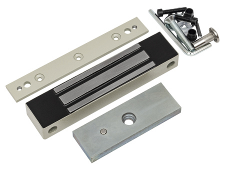 ML-180K с планкой (серый) замок электромагнитный AccordTec