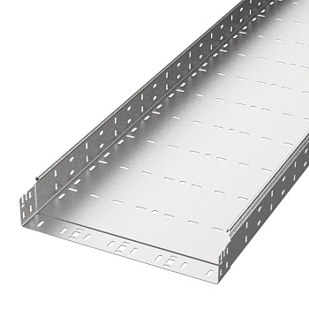PR16.5094 лоток перфорированный Профи 400х80х3000 (2,0 мм) (6 м/уп) Промрукав