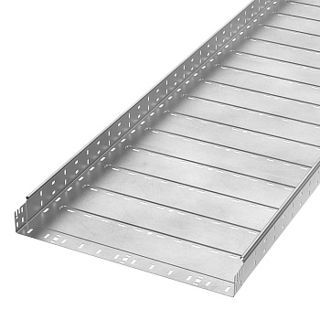 PR16.13363 лоток перфорированный Профи INOX (AISI 304) 600х80х6000 (1,0 мм) (12 м/уп) Промрукав