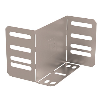 PR16.6179 переходник упрощённый горизонтальный Стандарт INOX (AISI 409) на 100 мм Н100 Промрукав