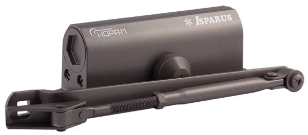 НОРА-М 430 F ISPARUS фиксация (от 50 до 110кг) доводчик морозостойкий (графит/бронза) 