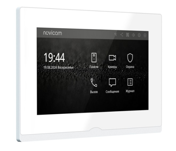 IMPULSE 7 IP WIFI WHITE (ver.4050) IP видеодомофон с сенсорным дисплеем 7" NOVIcam
