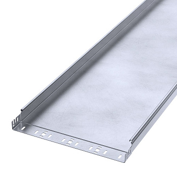 PR16.13776 лоток неперфорированный Профи INOX (AISI 316) 400х50х6000 (2,0 мм) (12 м/уп) Промрукав