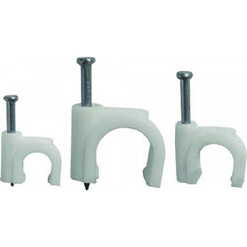 Крепеж кабеля круглый 5мм 07-4005 (50 шт/уп) REXANT