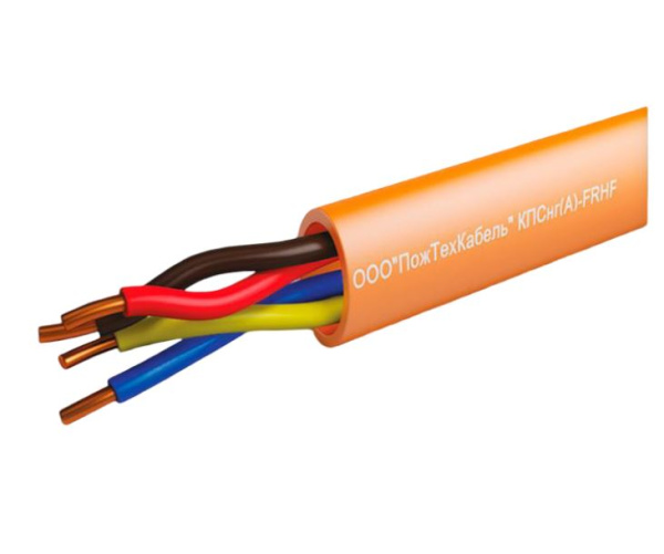 КПСнг(А)-FRHF 1х2х1,0 кабель огнестойкий, безгалогенный с низким газо- дымовыделением ПожТехКабель