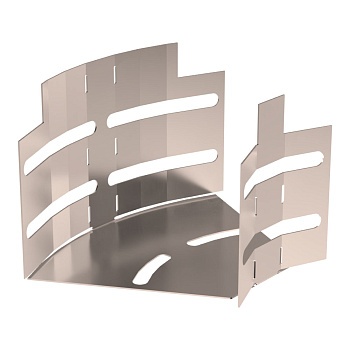 PR16.3645 угол горизонтальный изменяемый 0-45 градусов Стандарт INOX (AISI 409) 100х80 Промрукав