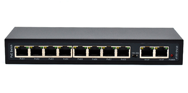 U1E-8F/2G_V.1 неуправляемый PoE-коммутатор Optimus