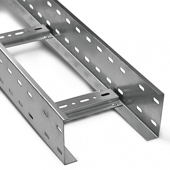 650-001 Лоток лестничный PTK-Line ЛМЛО 100x50 (1,2 мм) (3м) ПожТехКабель