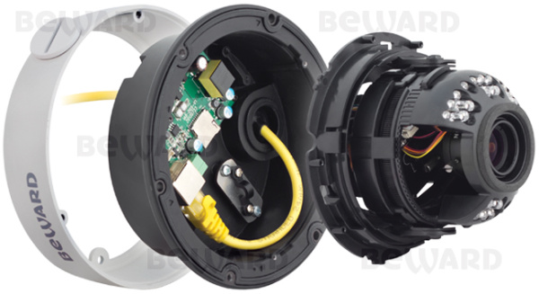 B1510DV уличная купольная IP-камера видеонаблюдения Beward