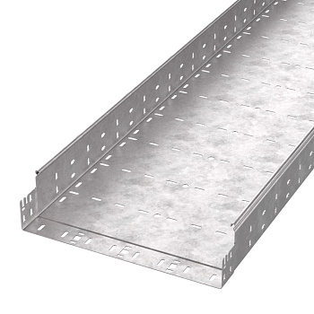 PR16.13124 лоток перфорированный Профи HDZ 400х100х3000 (2,0 мм) (6 м/уп) Промрукав