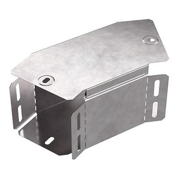 PR16.0425 Угол горизонтальный 45 градусов с крышкой Стандарт 100х100 Промрукав