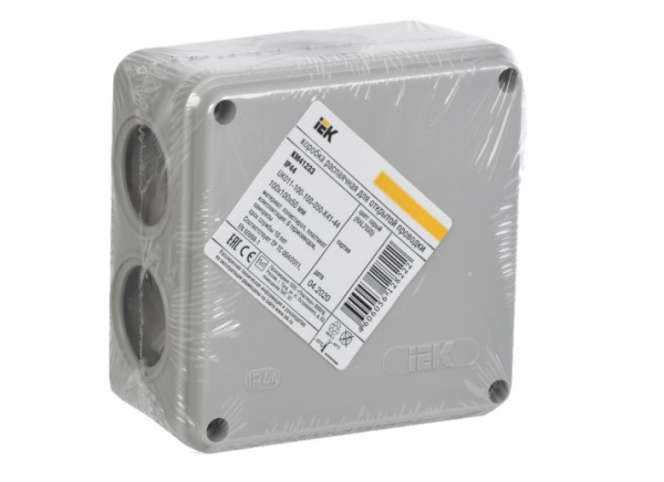 UKO11-100-100-050-K41-44 коробка распаячная КМ41233 для открытой проводки IEK