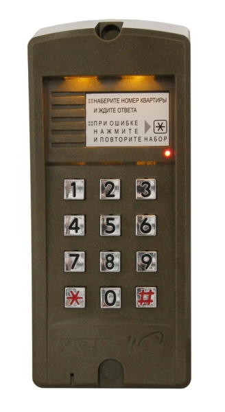 БВД-310F вызывная панель аудиодомофона