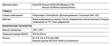 FR1108X (ver.3023V) 8-ми канальный видеорегистратор 5 в 1 и IP до 5 Мп Novicam