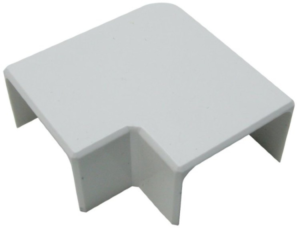 517-053 Угол плоский 900 для кабель-канала 25х25 ПожТехКабель