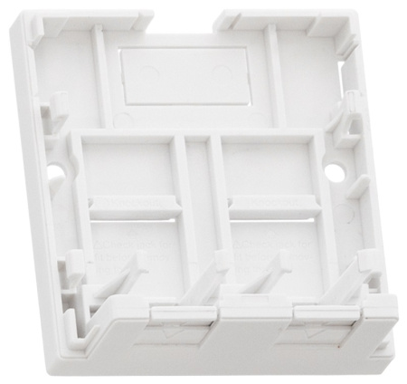 NMC-MB2P-ST-WT корпус настенной розетки на 2 порта NIKOMAX